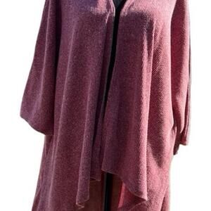 LuLaRoe open front cardigan, cranberry color, women's size M